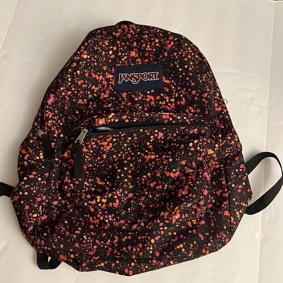 Jansport Accessories Paint Splattered Jansport 2 Pocket Backpack
